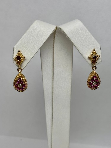 14k yellow gold - 14k, ruby
